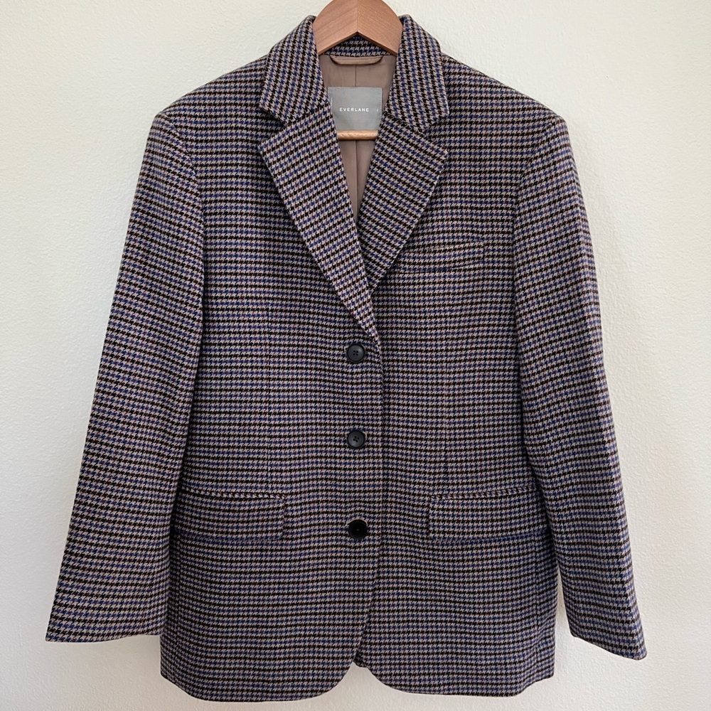 Everlane plaid ‘80s blazer